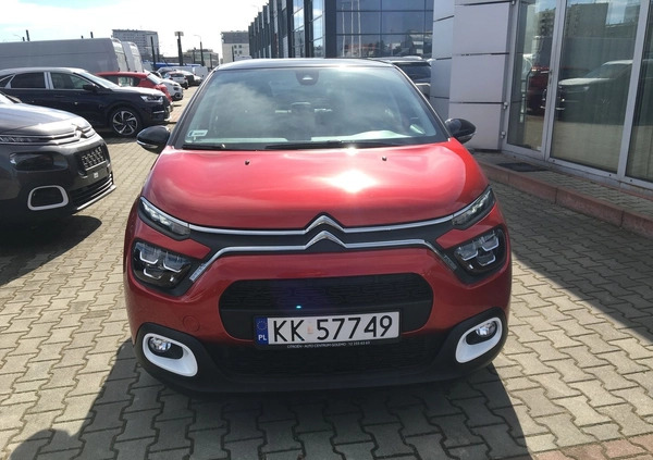 Citroen C3 cena 69900 przebieg: 668, rok produkcji 2022 z Jedlicze małe 79